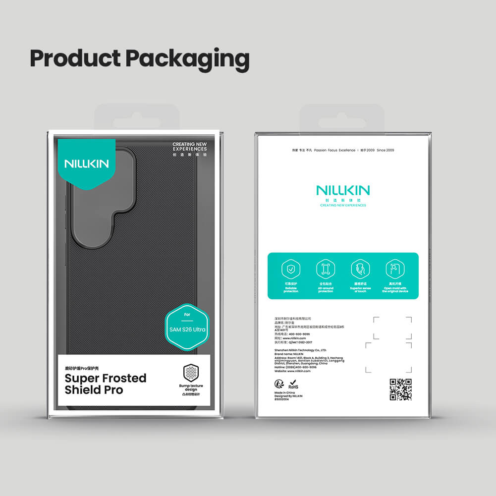 Чехол-крышка NILLKIN для Samsung Galaxy S26 Ultra (серия Frosted shield Pro)