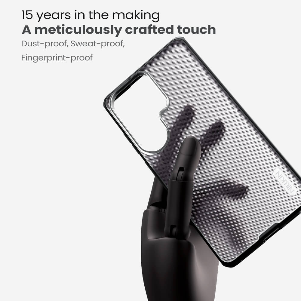 Чехол-крышка NILLKIN для Samsung Galaxy S26 Ultra (серия Frosted shield Pro Transparent Black)