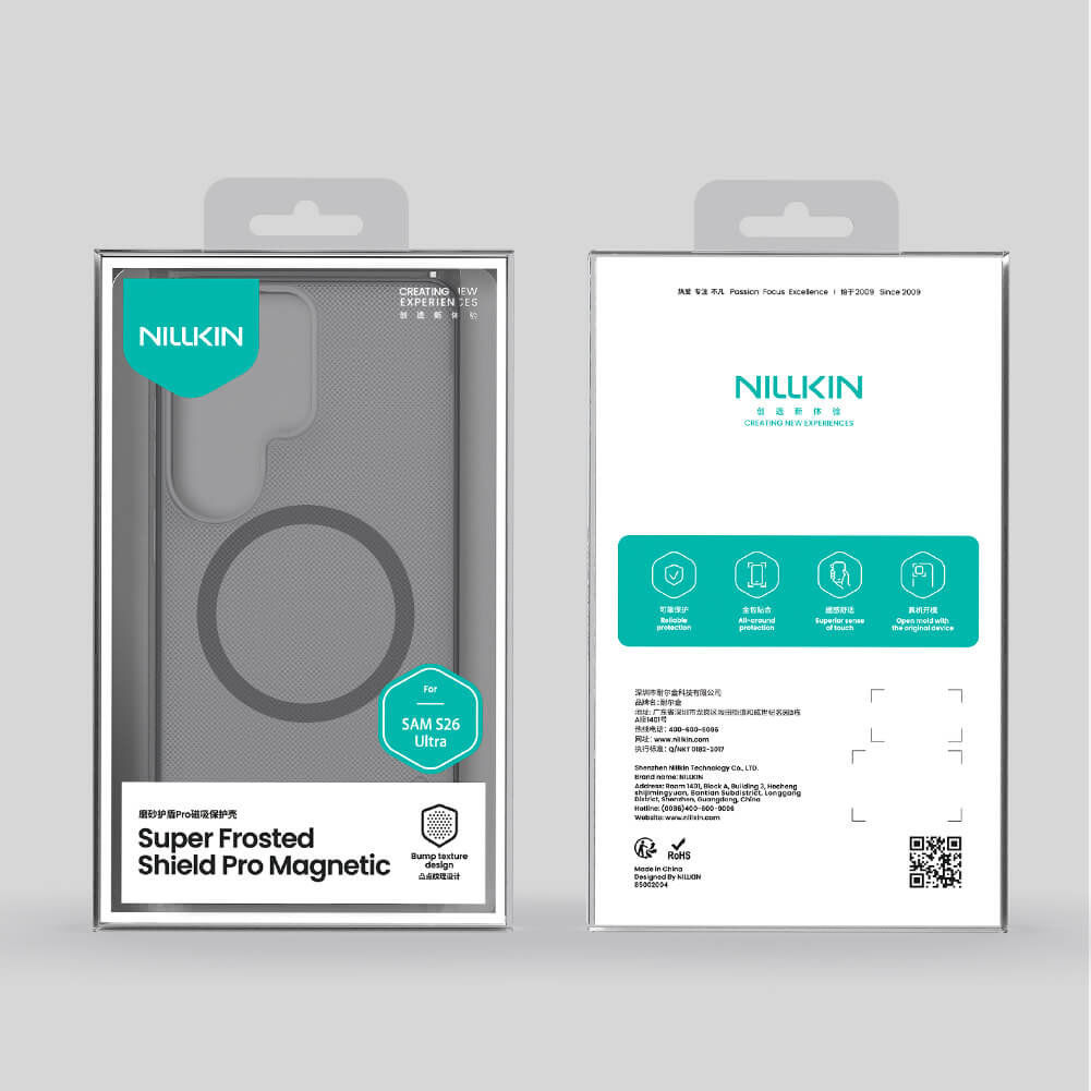 Чехол-крышка NILLKIN для Samsung Galaxy S26 Ultra (серия Frosted shield Pro Magnetic case Clear)
