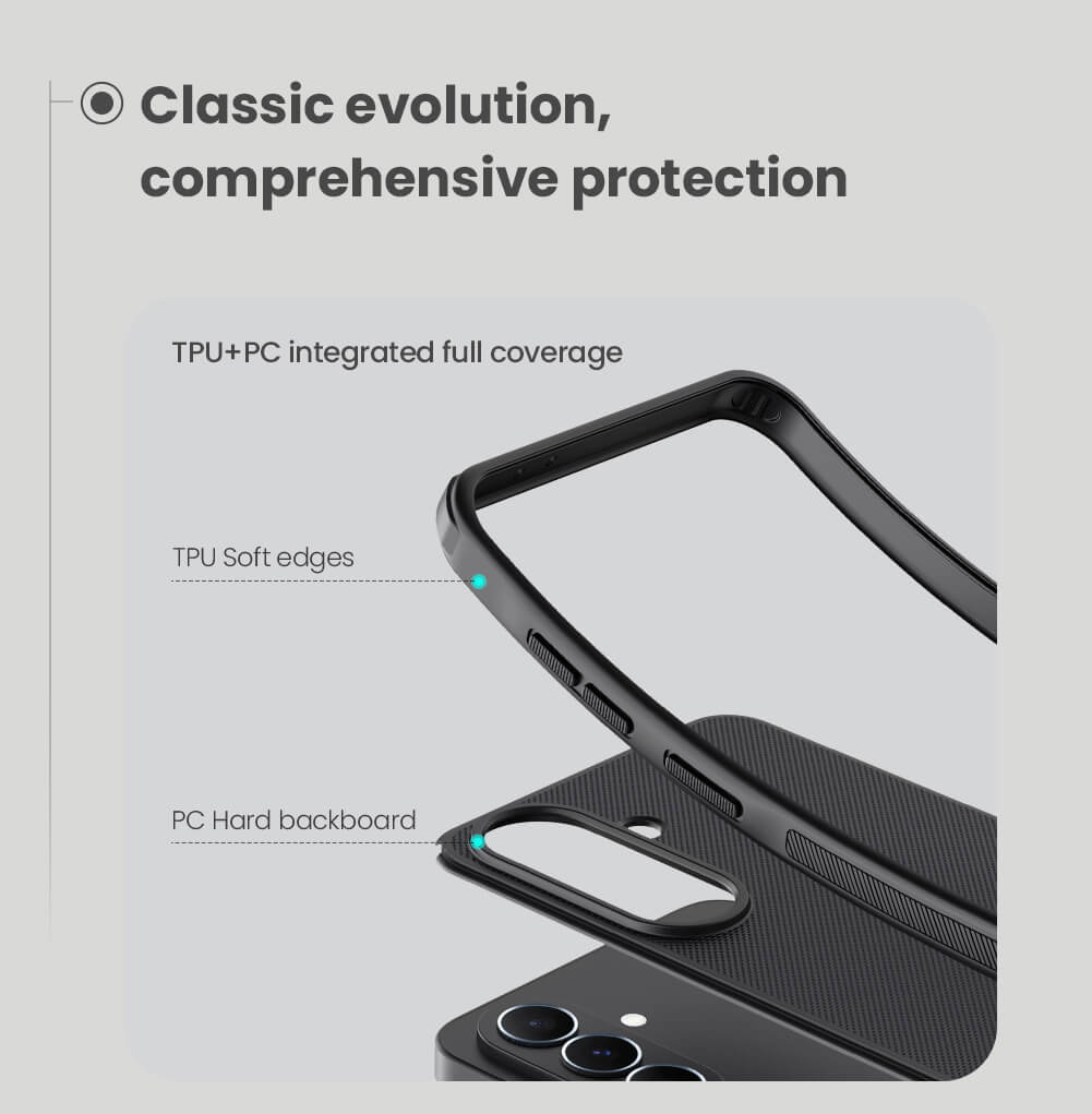 Чехол-крышка NILLKIN для Samsung Galaxy A37 (серия Frosted shield Pro)