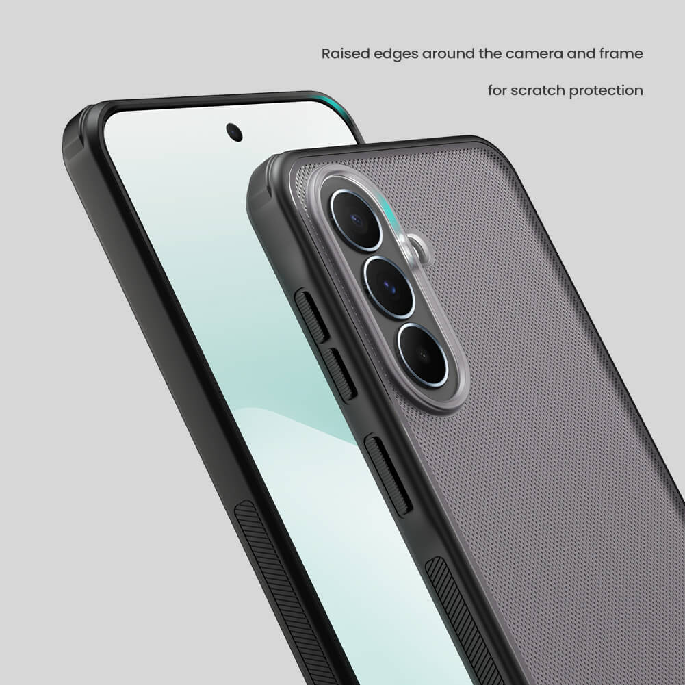 Чехол-крышка NILLKIN для Samsung Galaxy A37 (серия Frosted shield Pro Transparent Black)