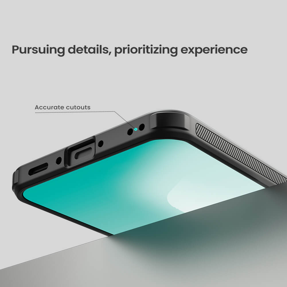 Чехол-крышка NILLKIN для Samsung Galaxy A37 (серия Frosted shield Pro Transparent Black)