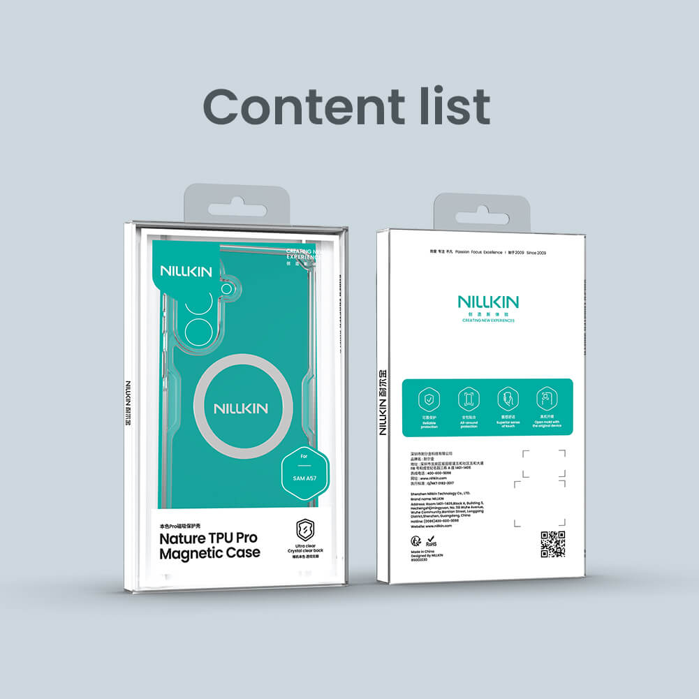 Силиконовый чехол NILLKIN для Samsung Galaxy A57 (серия Nature TPU Pro Magnetic)