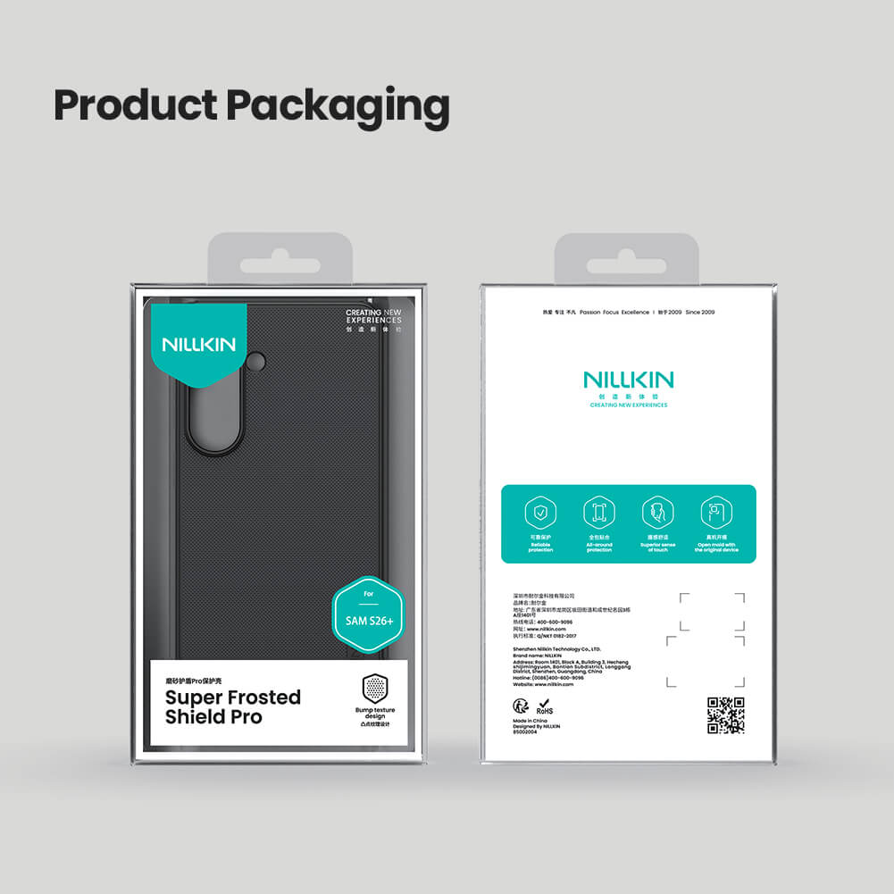 Чехол-крышка NILLKIN для Samsung Galaxy S26 Plus (Galaxy S26+) (серия Frosted shield Pro)