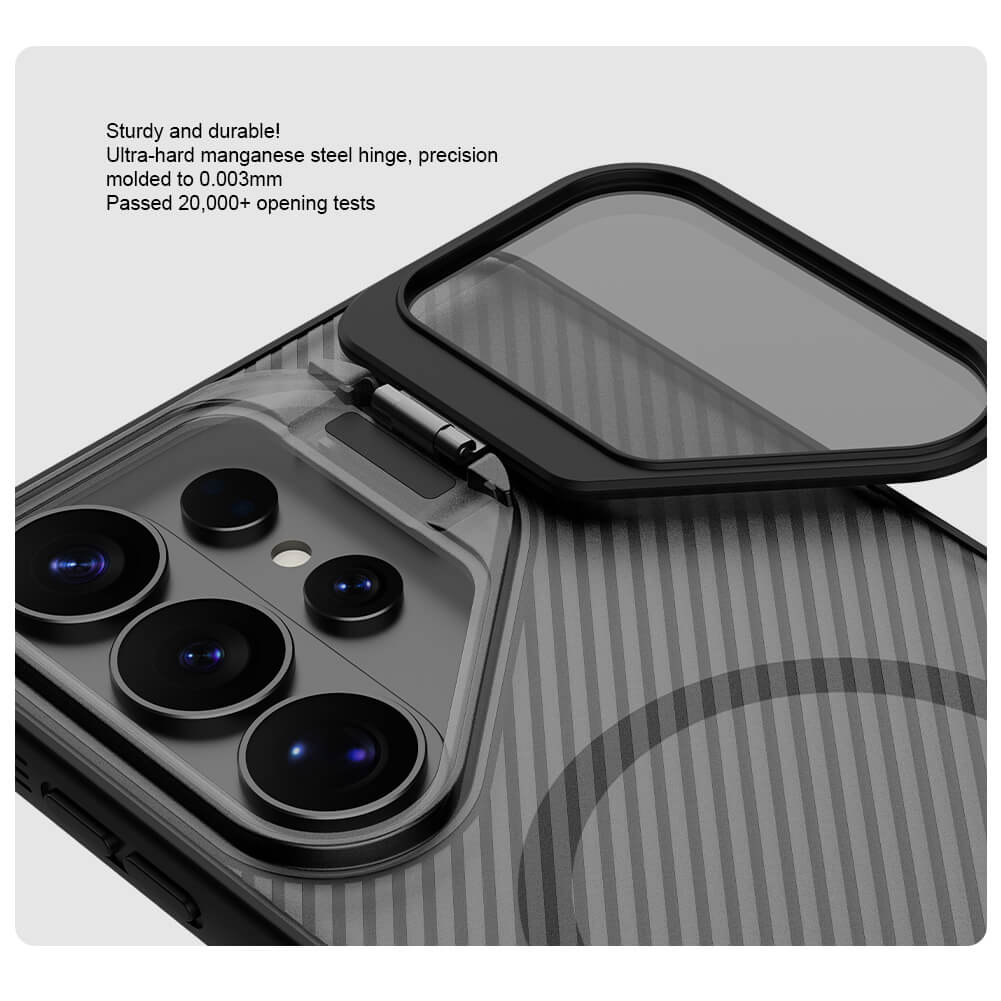 Чехол-крышка NILLKIN для Samsung Galaxy S26 Plus (Galaxy S26+) (серия Frosted shield Pro Transparent Black)