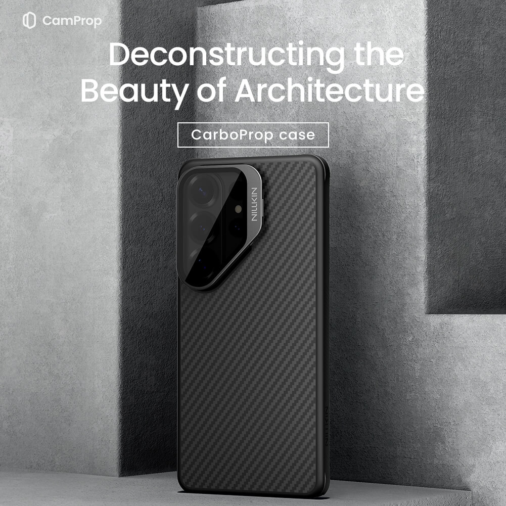 Чехол-крышка NILLKIN для Samsung Galaxy S26 Ultra (серия CarboProp Magnetic MagSafe Transparent Lens Guard Edition)