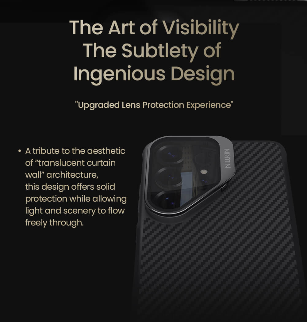 Чехол-крышка NILLKIN для Samsung Galaxy S26 Ultra (серия CarboProp Magnetic MagSafe Transparent Lens Guard Edition)