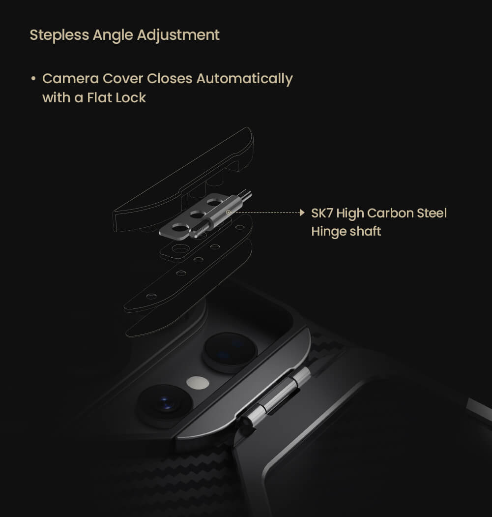 Чехол-крышка NILLKIN для Samsung Galaxy S26 Ultra (серия CarboProp Magnetic MagSafe Transparent Lens Guard Edition)