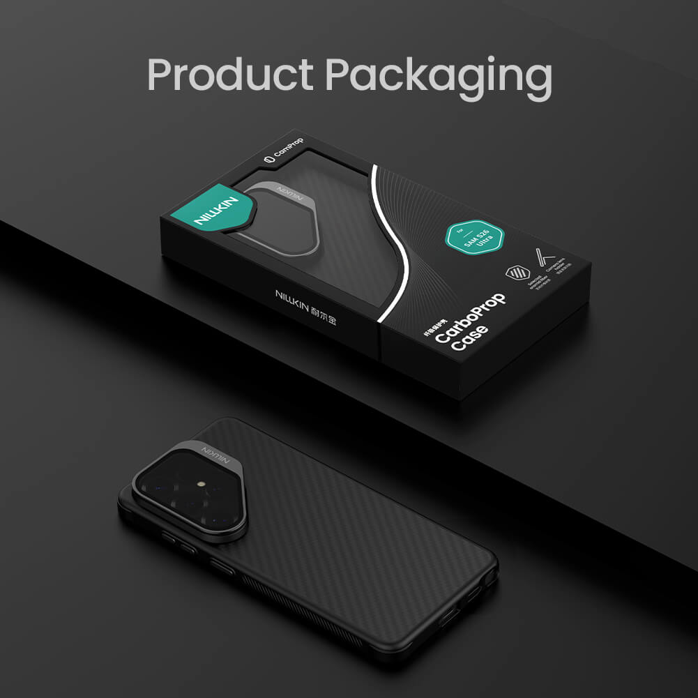 Чехол-крышка NILLKIN для Samsung Galaxy S26 Ultra (серия CarboProp Magnetic MagSafe Transparent Lens Guard Edition)