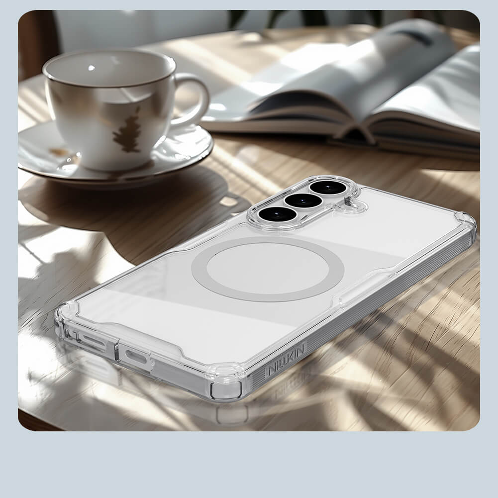 Силиконовый чехол NILLKIN для Samsung Galaxy S26 Plus (Galaxy S26+) (серия Nature TPU Pro Magnetic)