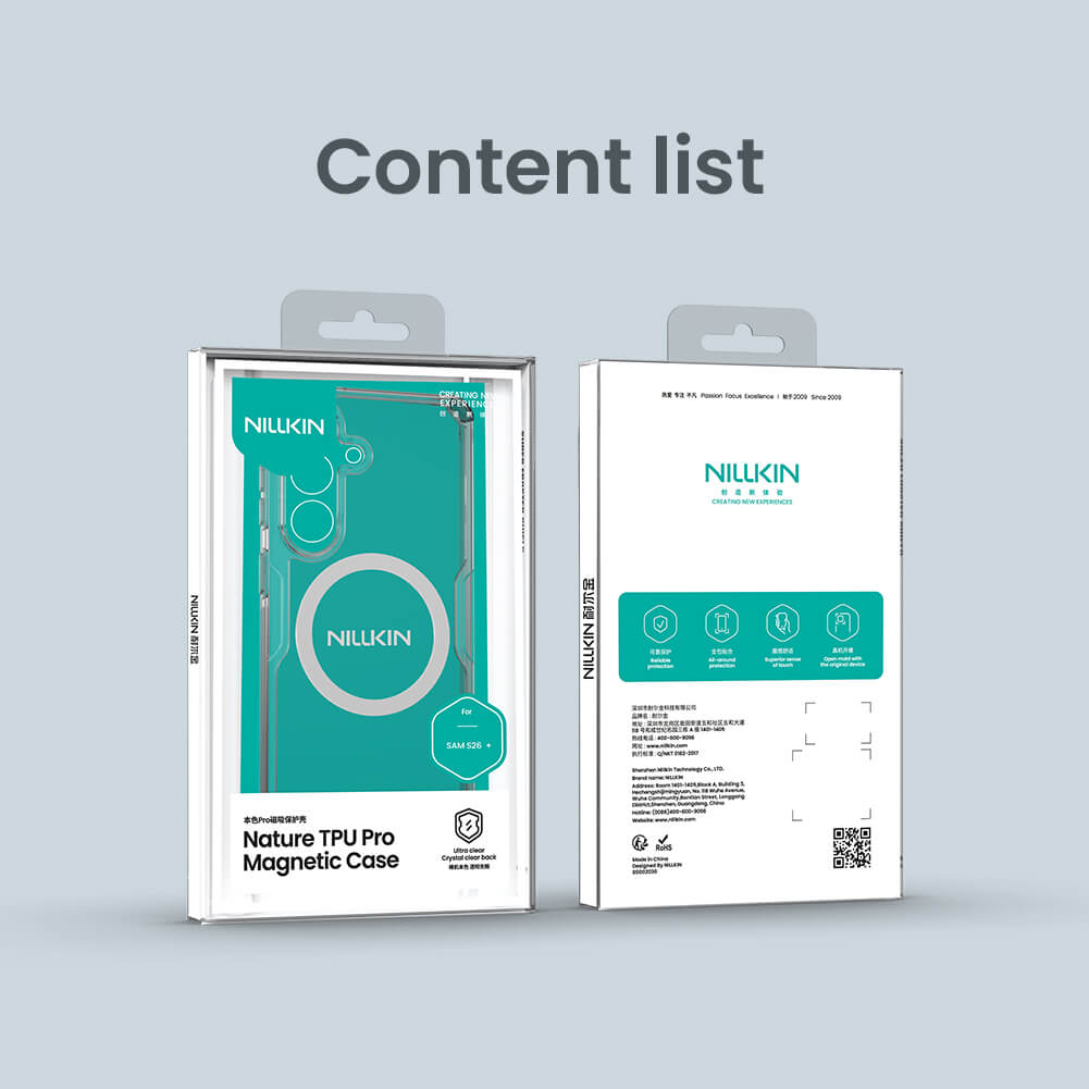 Силиконовый чехол NILLKIN для Samsung Galaxy S26 Plus (Galaxy S26+) (серия Nature TPU Pro Magnetic)