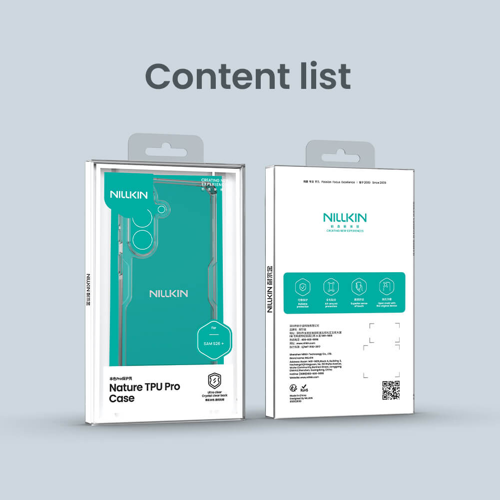 Силиконовый чехол NILLKIN для Samsung Galaxy S26 Plus (Galaxy S26+) (серия Nature TPU Pro)