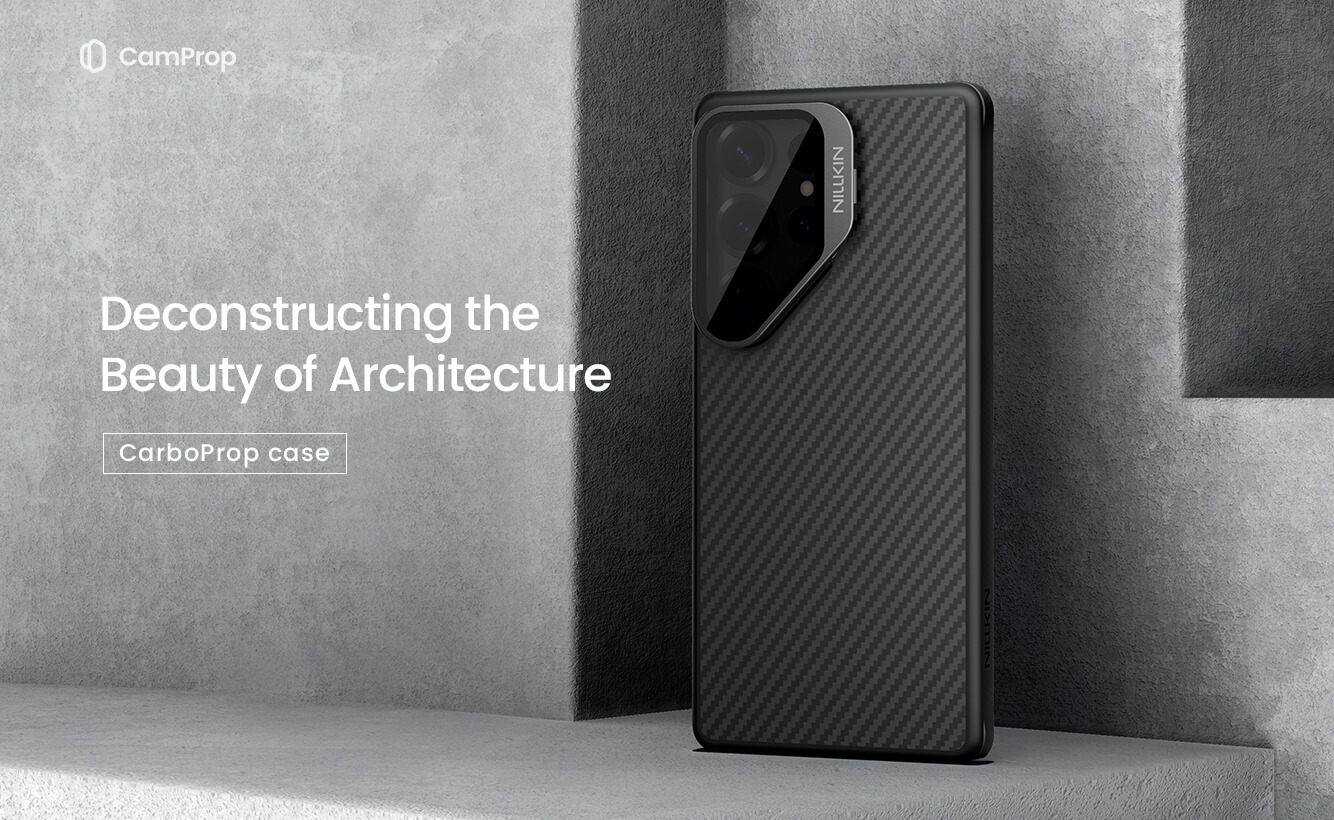 Чехол-крышка NILLKIN для Samsung Galaxy S25 Ultra (серия CarboProp Magnetic MagSafe Aramid fiber Transparent Lens)