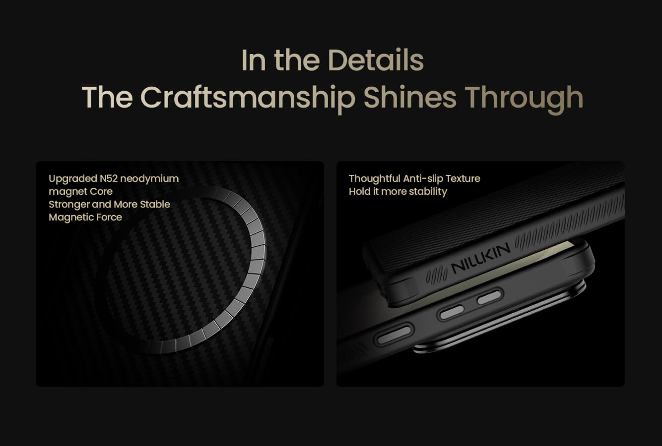 Чехол-крышка NILLKIN для Samsung Galaxy S25 Ultra (серия CarboProp Magnetic MagSafe Aramid fiber Transparent Lens)