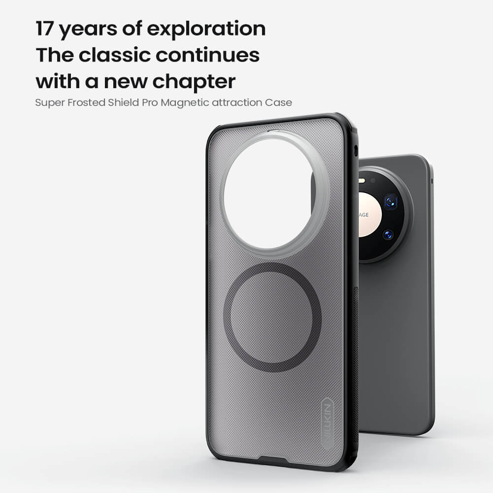 Чехол-крышка NILLKIN для Huawei Mate 80 Pro Max (серия Frosted shield Pro Magnetic case Clear)