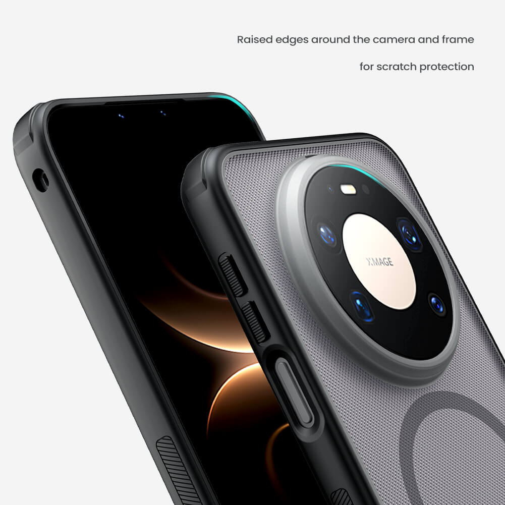 Чехол-крышка NILLKIN для Huawei Mate 80 Pro Max (серия Frosted shield Pro Magnetic case Clear)