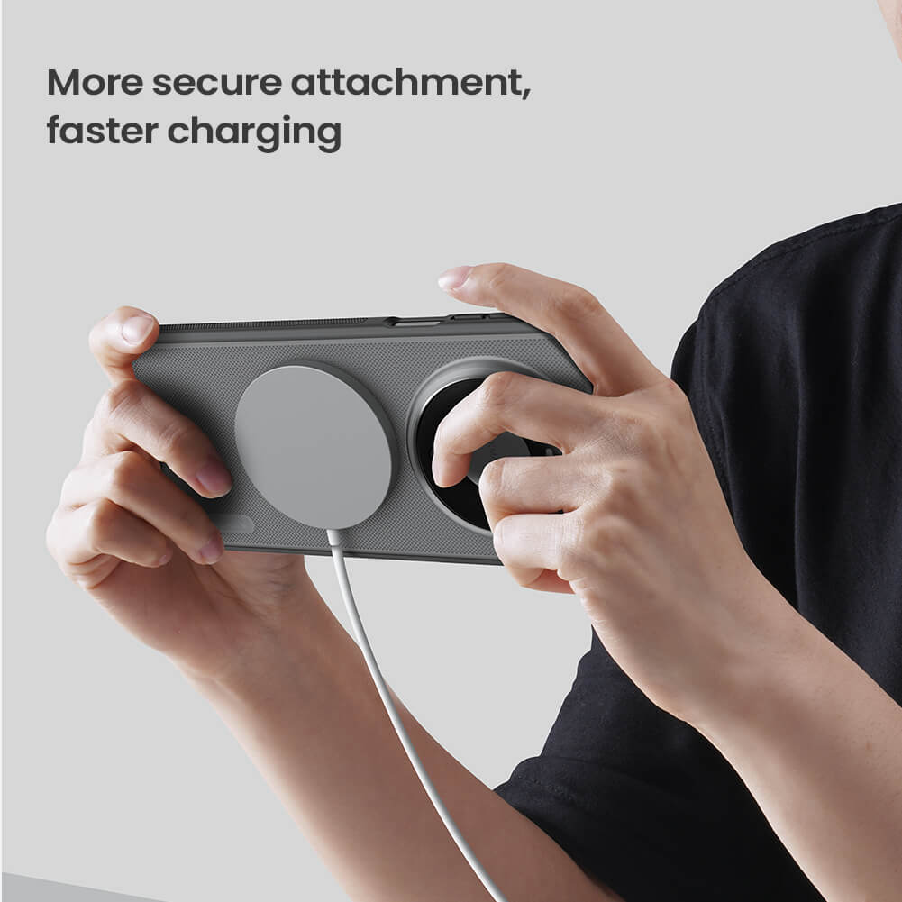 Чехол-крышка NILLKIN для Huawei Mate 80 Pro Max (серия Frosted shield Pro Magnetic case Clear)