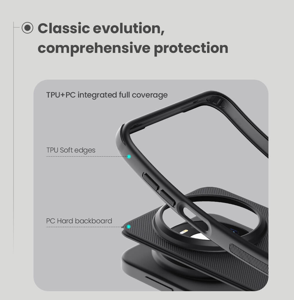 Чехол-крышка NILLKIN для Huawei Mate 80, Mate 80 Pro (серия Frosted shield Pro Magnetic case)