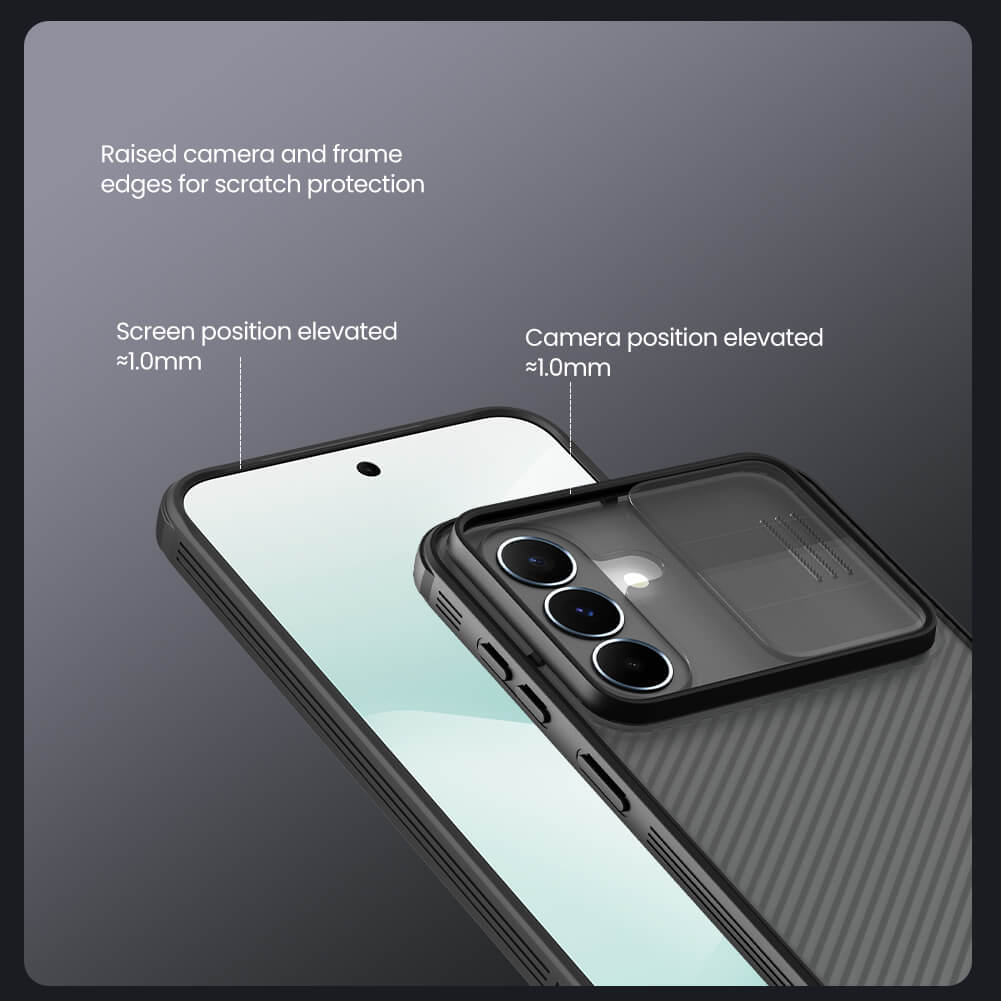 Чехол-крышка NILLKIN для Samsung Galaxy A37 (серия CamShield Pro Clear)