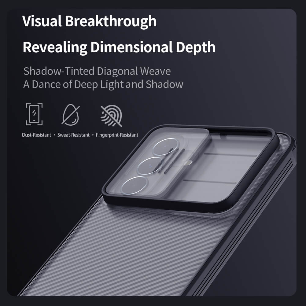 Чехол-крышка NILLKIN для Samsung Galaxy A37 (серия CamShield Pro Clear)