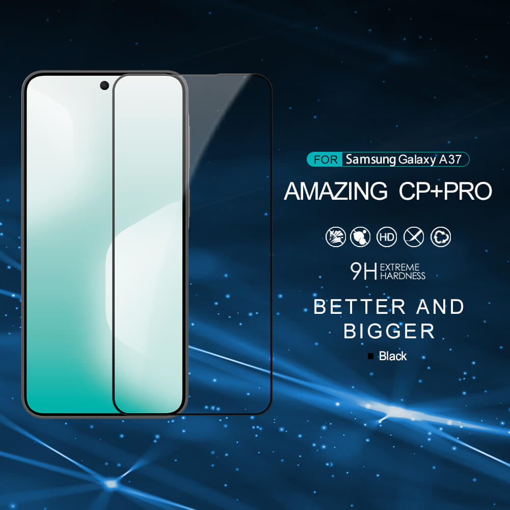 Защитное стекло с кантом NILLKIN для Samsung Galaxy A37 (серия CP+ Pro)