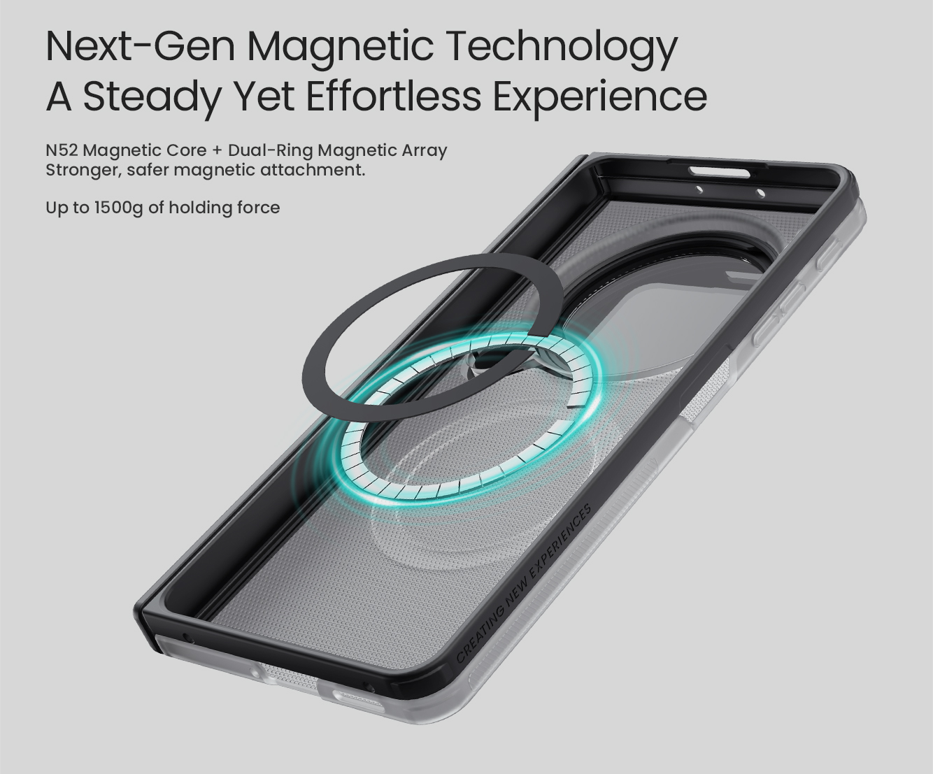 Чехол-крышка NILLKIN для Oppo Find N6 (серия Frosted shield Prop Magnetic)