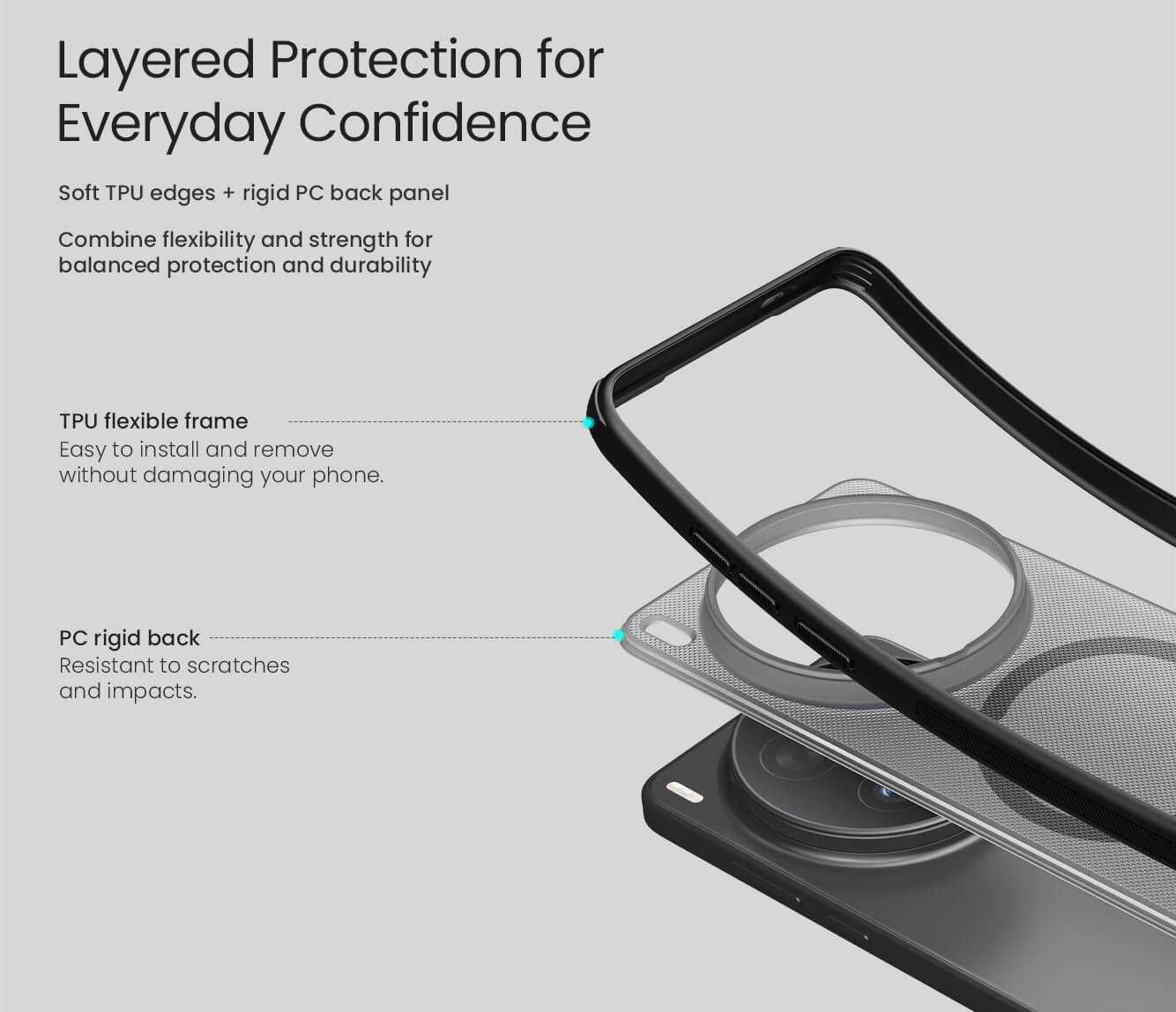 Чехол-крышка NILLKIN для Vivo X300 Ultra (серия Frosted shield Pro Magnetic case)