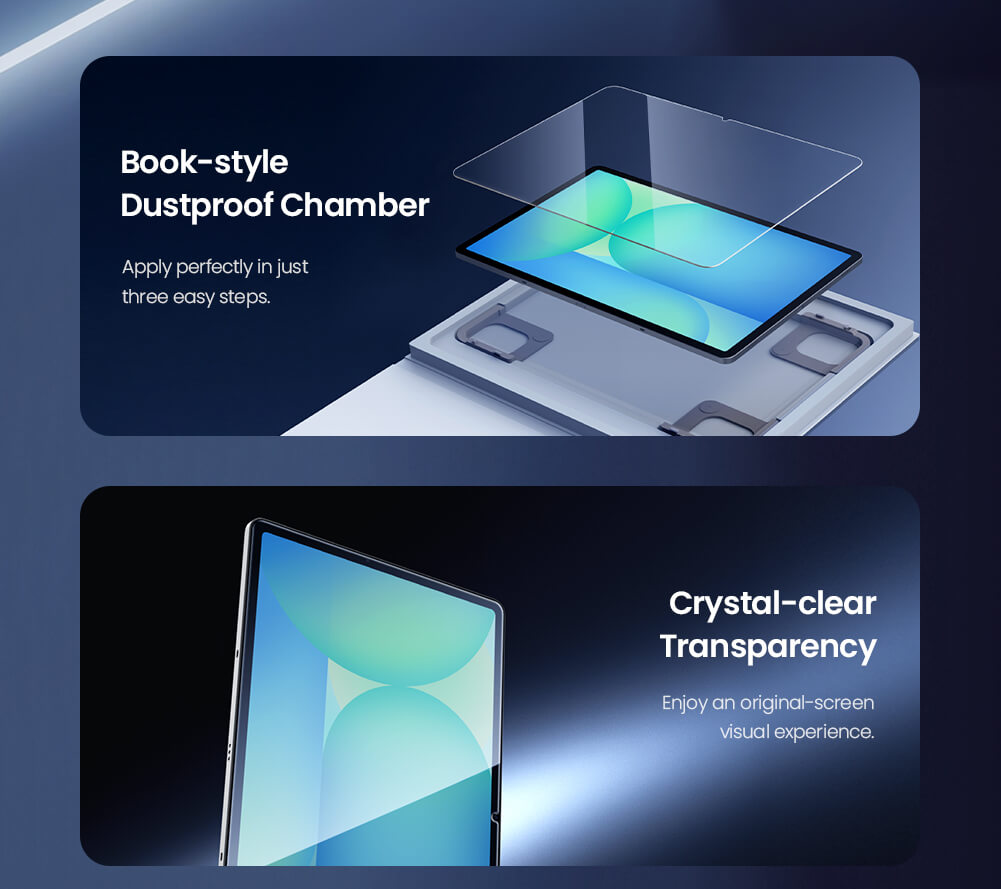 Защитное стекло NILLKIN для Samsung Galaxy Tab S10 Plus (S10+), Tab S9 Plus (S9+), Tab S9 Fan Edition Plus (S9 FE+) (индекс H+ Pro)