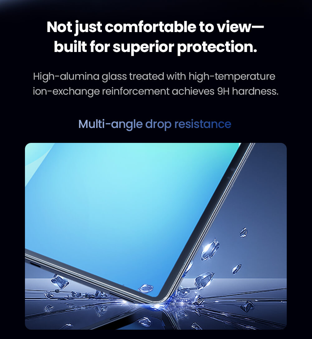 Защитное стекло NILLKIN для Samsung Galaxy Tab S10 Plus (S10+), Tab S9 Plus (S9+), Tab S9 Fan Edition Plus (S9 FE+) (индекс H+ Pro)